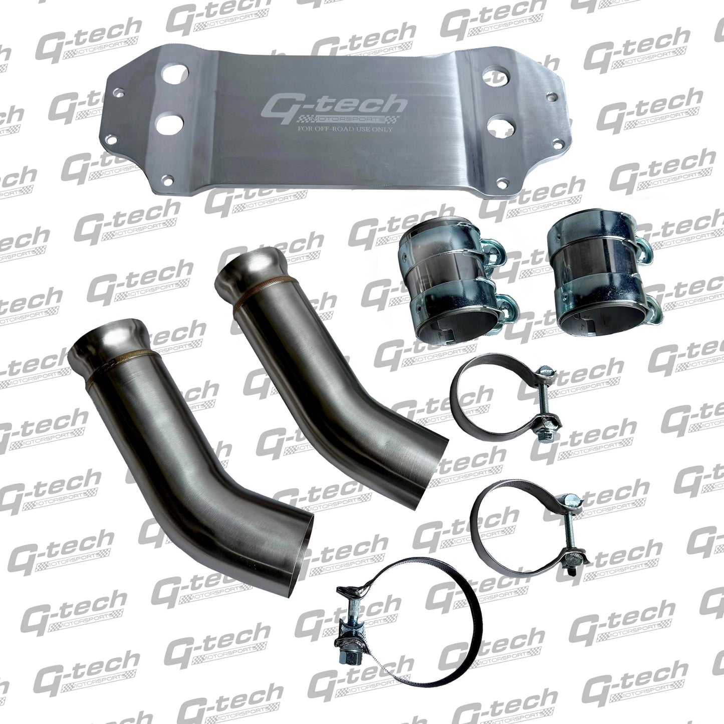 Gtech Motorsports BMW F9x S58 Single Mid Pipe with Extended Underbrace (X3M & X4M Pre-LCI)