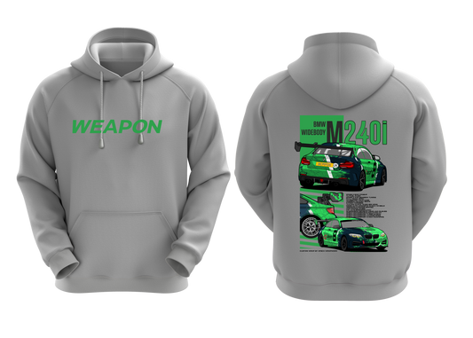 Weapon Hoodie (Grey & Black)