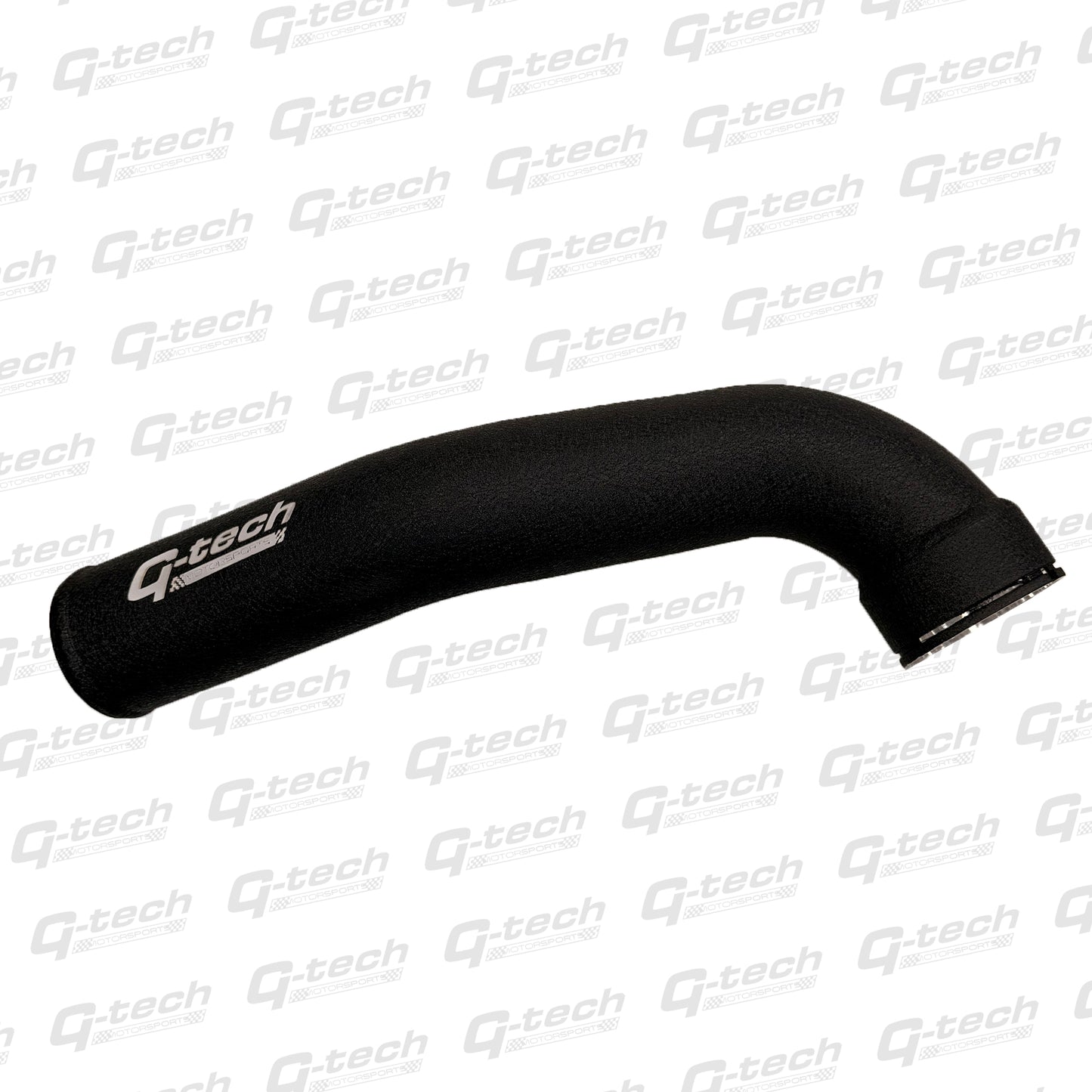 Side view of secondary alloy pipe from the Gtech BMW B58 F-series charge pipe kit.