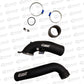 Complete Gtech BMW B58 F-series charge pipe kit with alloy pipes, silicone coupler, clamps and fittings.