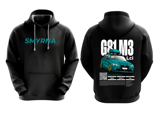 Smyrna Hoodie (Black & Grey)