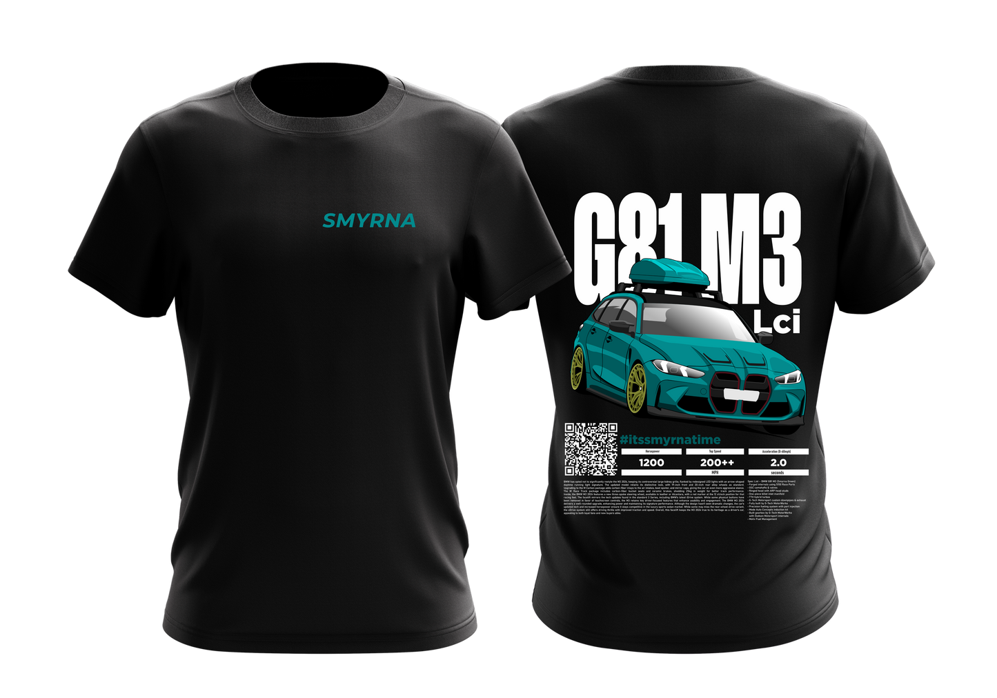 Smyrna Oversized T-Shirt (Grey & Black)