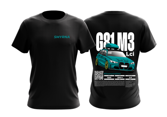 Smyrna Oversized T-Shirt (Grey & Black)