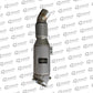 Close-up of heat-wrapped stainless steel body on the G-tech BMW B58 5-inch downpipe.