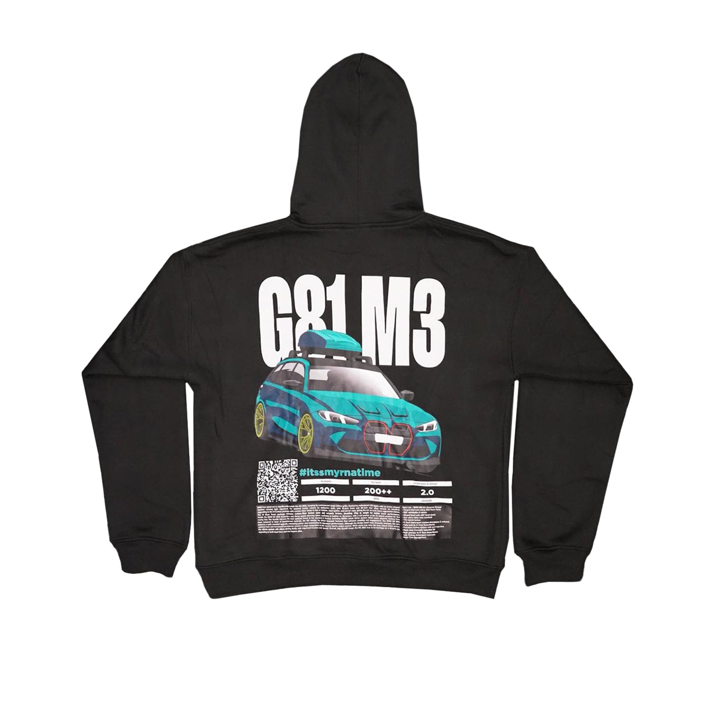 Smyrna Hoodie (Black & Grey)
