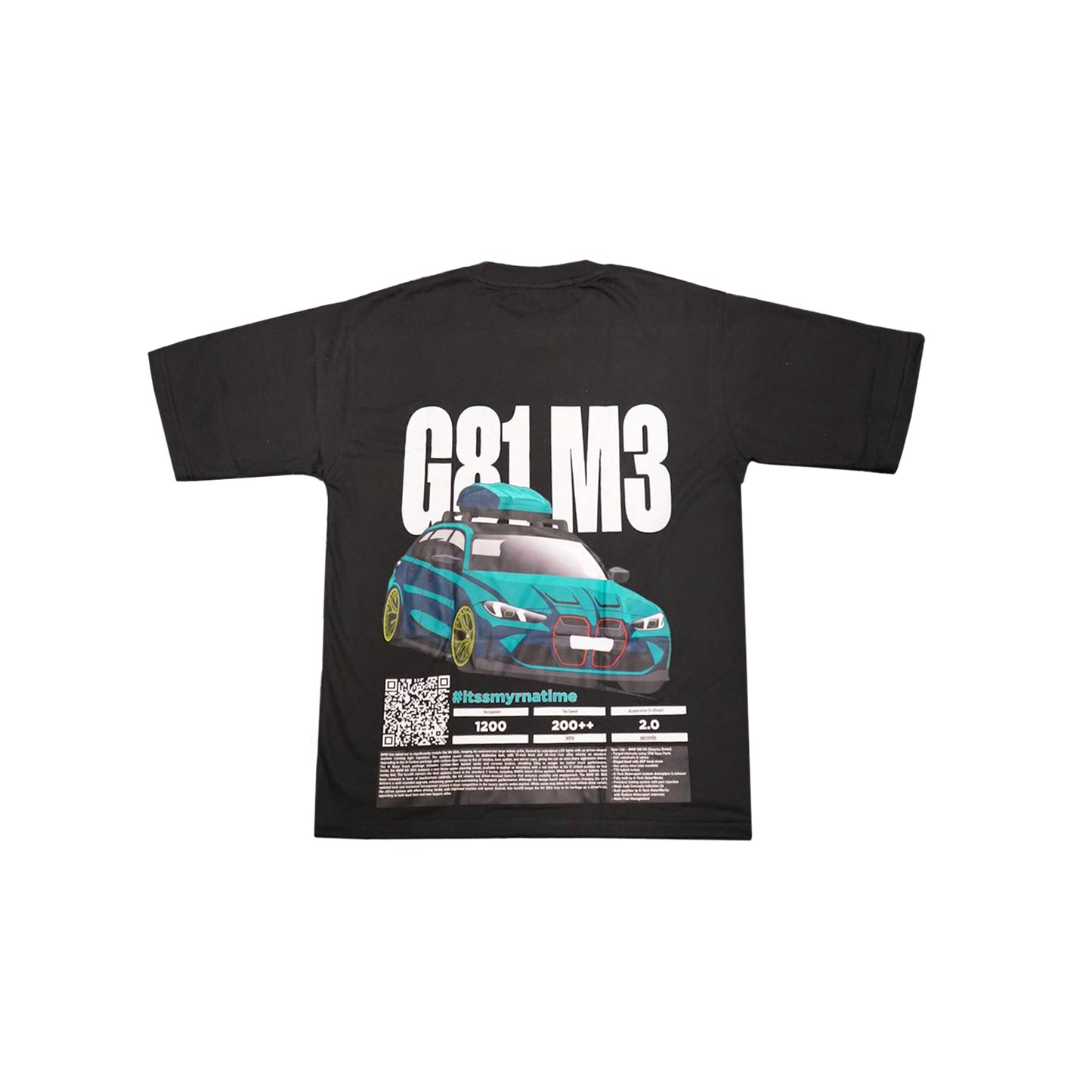 Smyrna Oversized T-Shirt (Grey & Black)