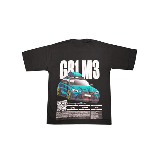 Smyrna Oversized T-Shirt (Grey & Black)
