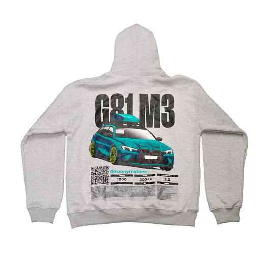 Smyrna Hoodie (Black & Grey)