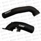 Gtech BMW B58 F-series charge pipe kit showing main and lower alloy pipe sections.
