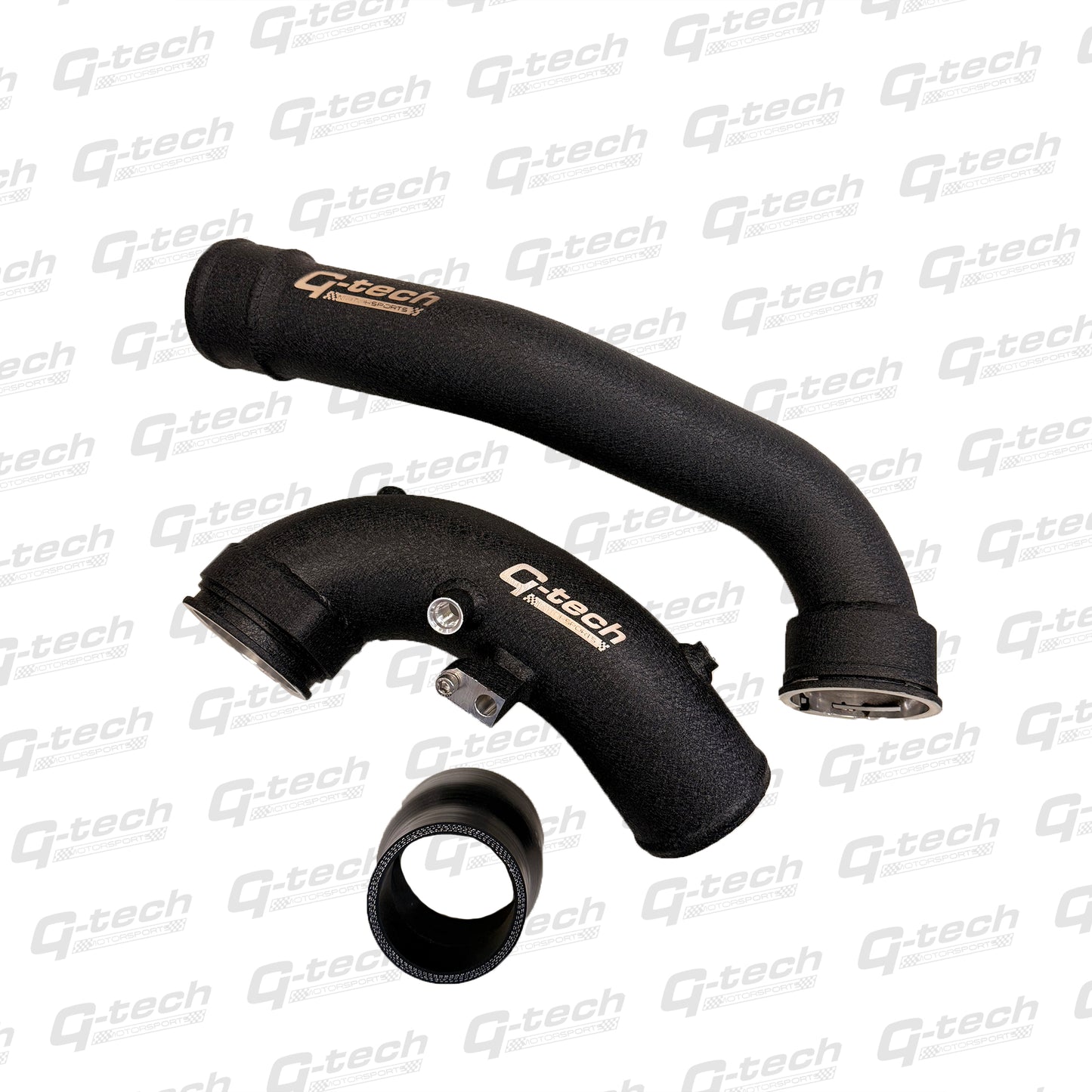 Gtech B58 charge pipe kit with alloy pipes and silicone coupler for BMW G-Series.