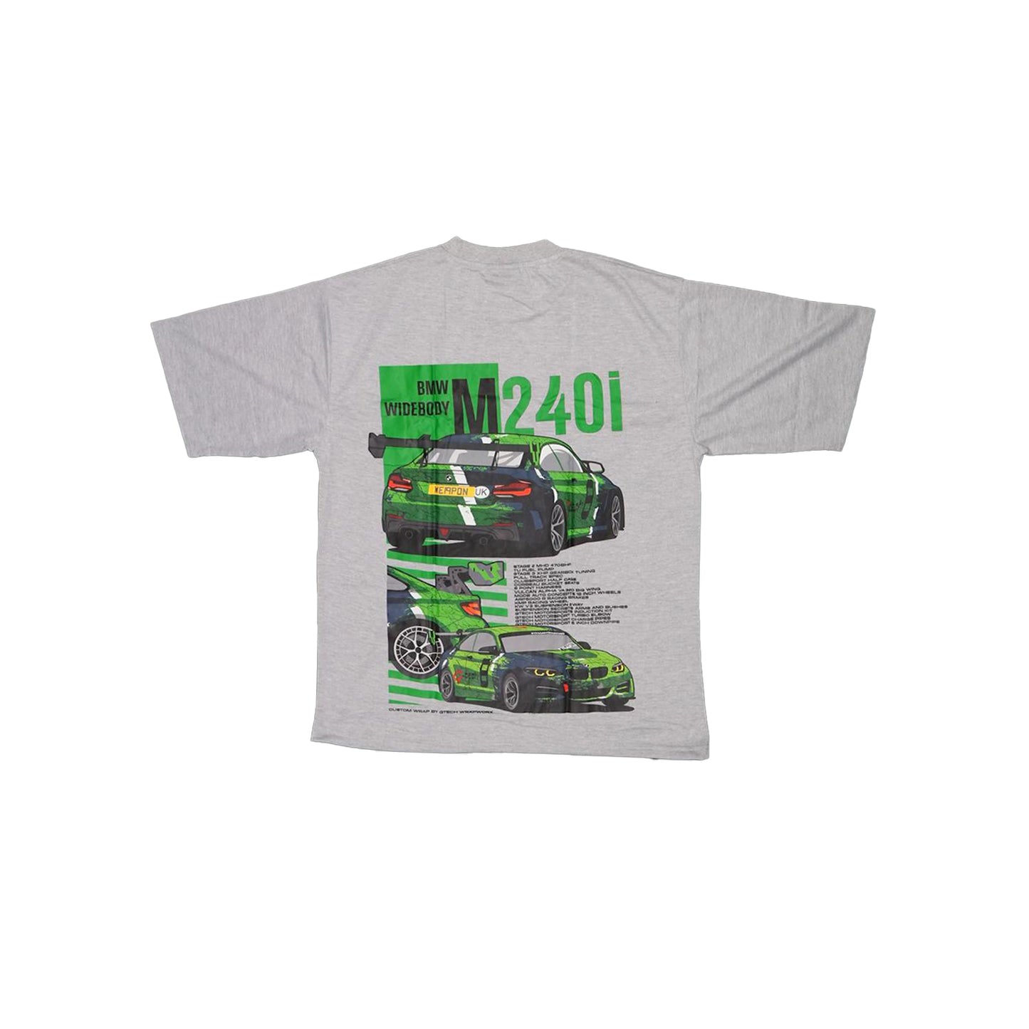 Weapon Oversized T-Shirt (Grey & Black)