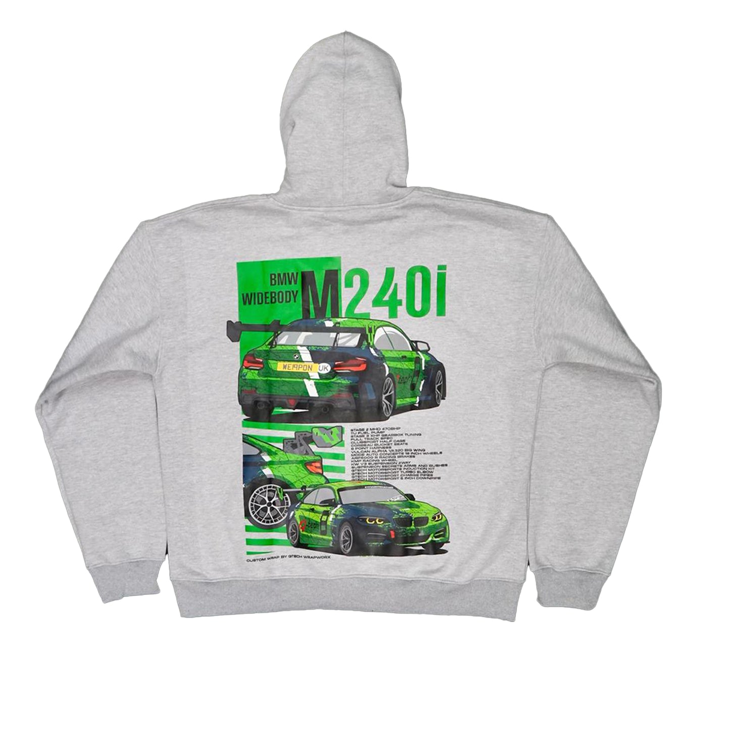 Weapon Hoodie (Grey & Black)