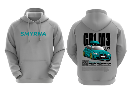 Smyrna Hoodie (Black & Grey)
