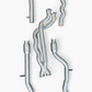 BMW M3/M4 (F80, F82, F83 including Competition Models) S55 Equal length Midpipe Res